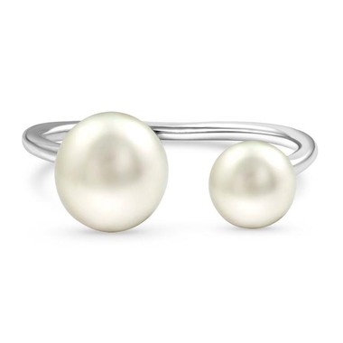 FRESHWATER PEARL RING - TWINS